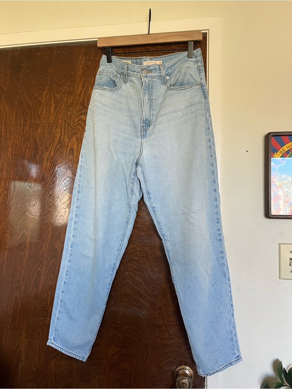 Levi’s Light Wash High Loose Taper Jeans
